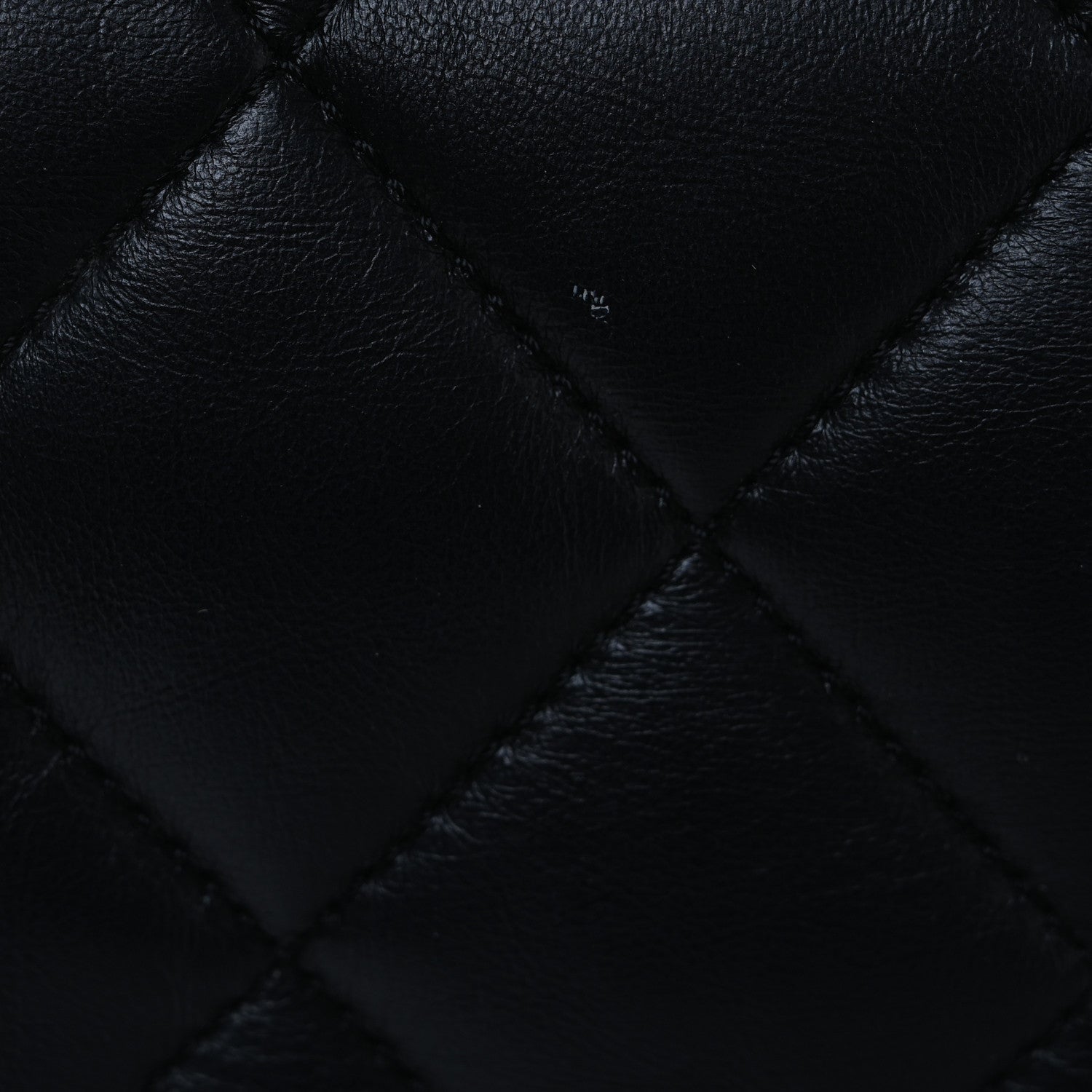 Lambskin Quilted Mini Flap Black