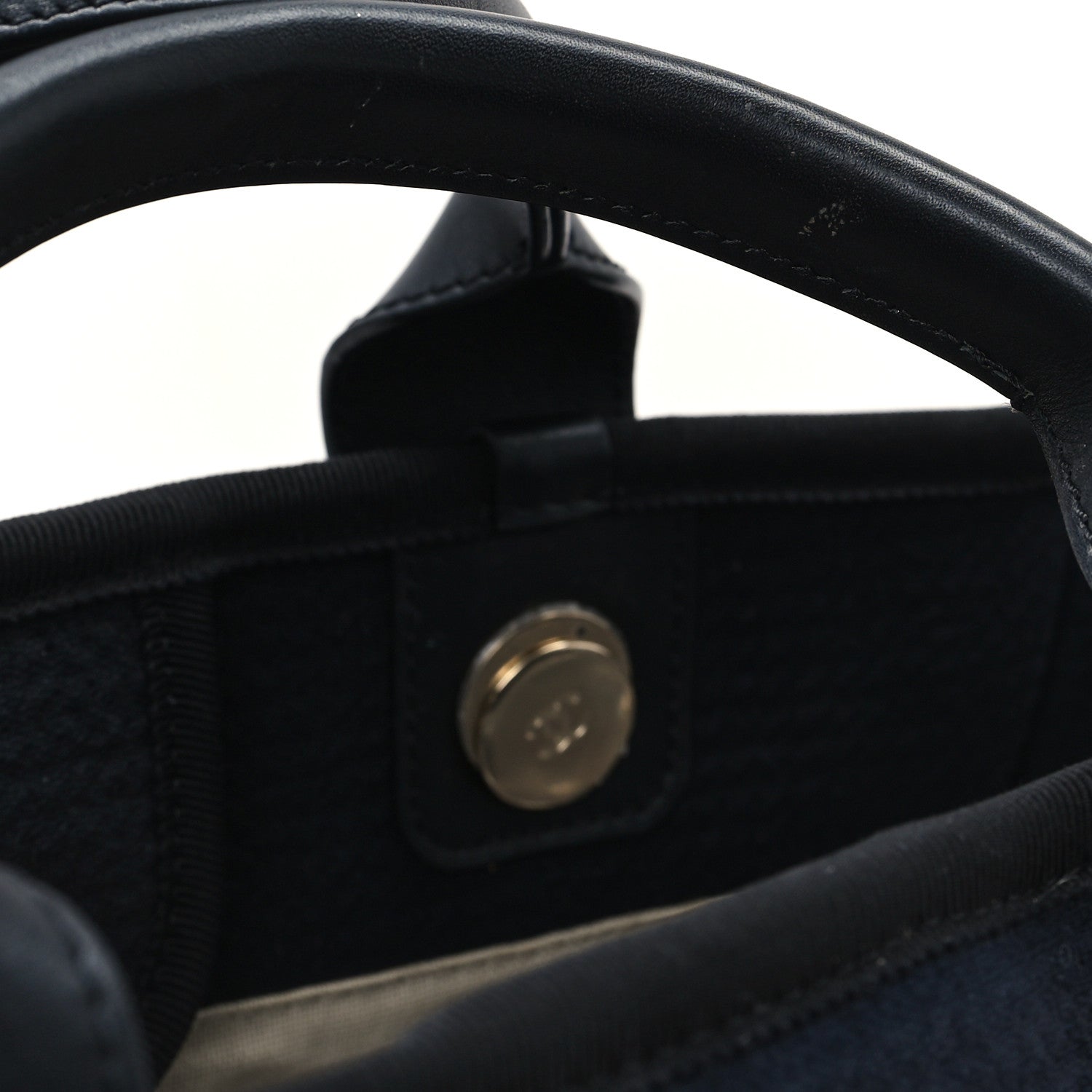 Mixed Fibers Small Deauville Tote Navy