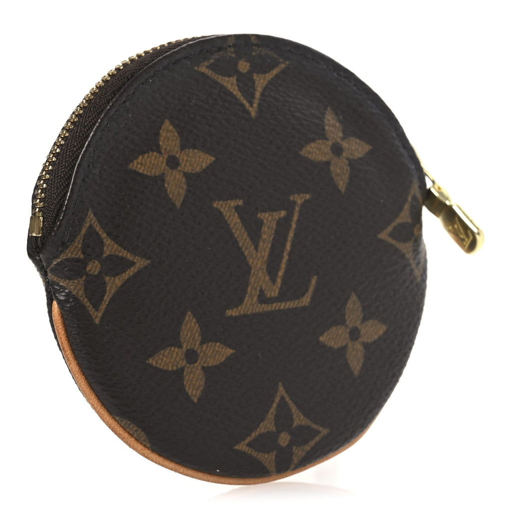 Monogram Round Coin Purse