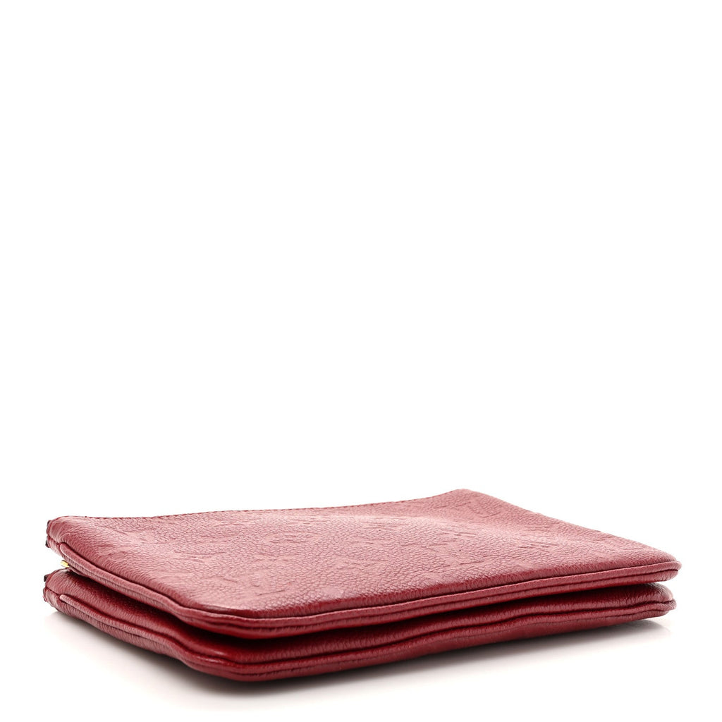 Empreinte Double Zip Pochette Cherry Berry