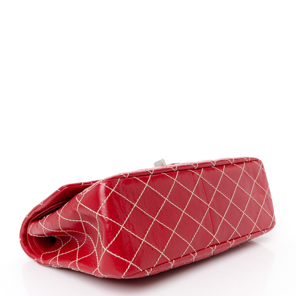 Calfskin Wild Stitch 2.55 Reissue 226 Flap Red