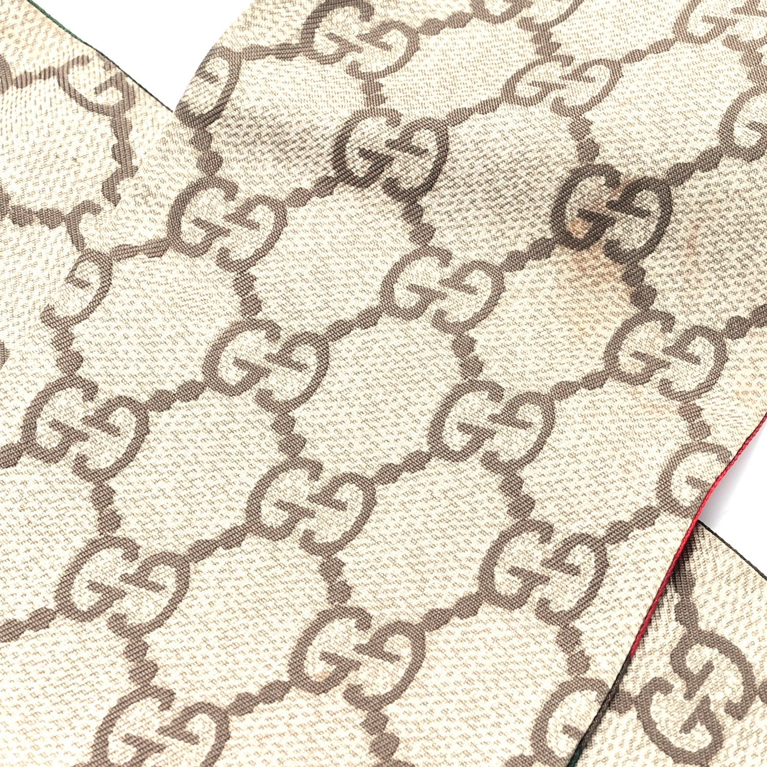 Silk Stripe Head Scarf Brown