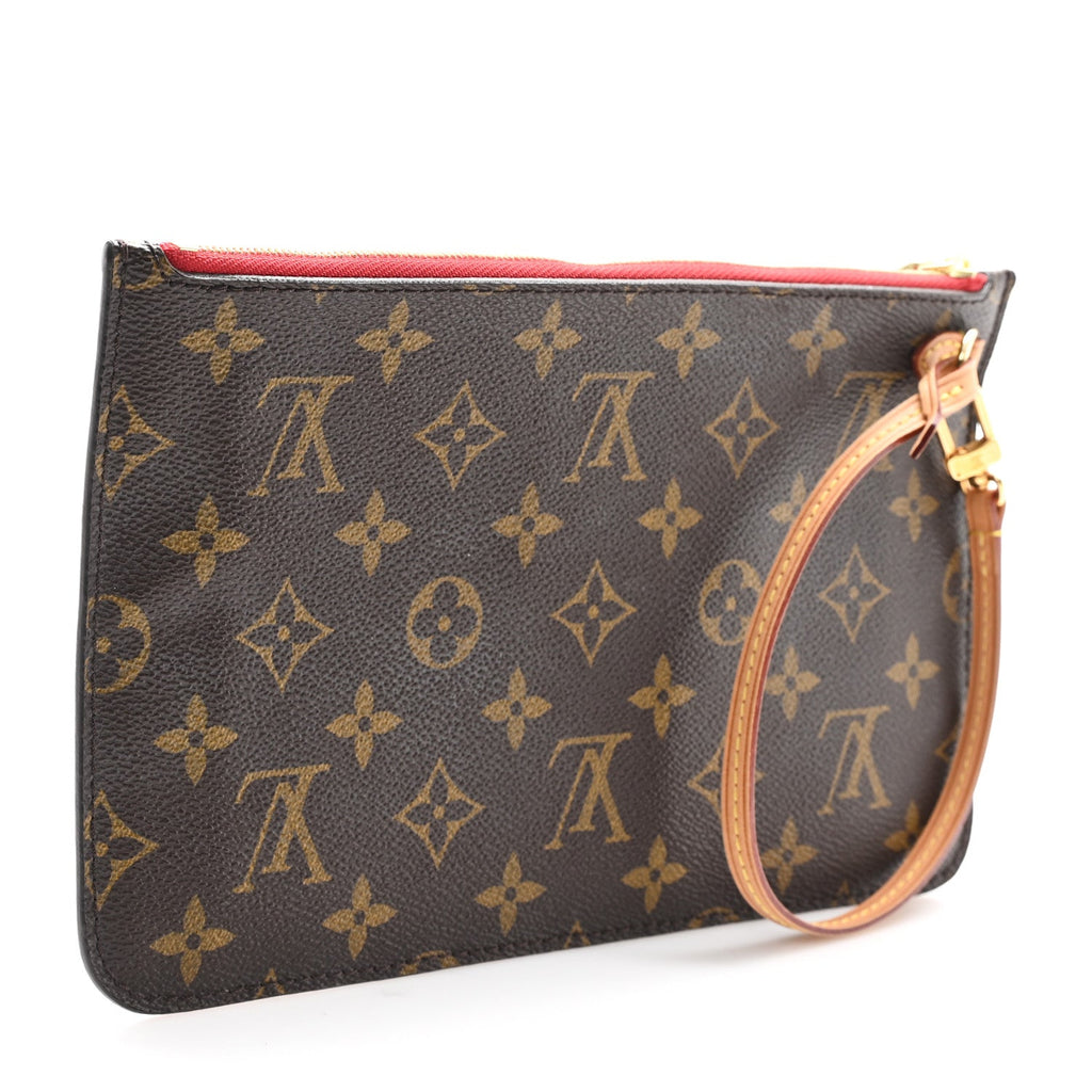 Monogram Neverfull MM GM Pochette Cherry