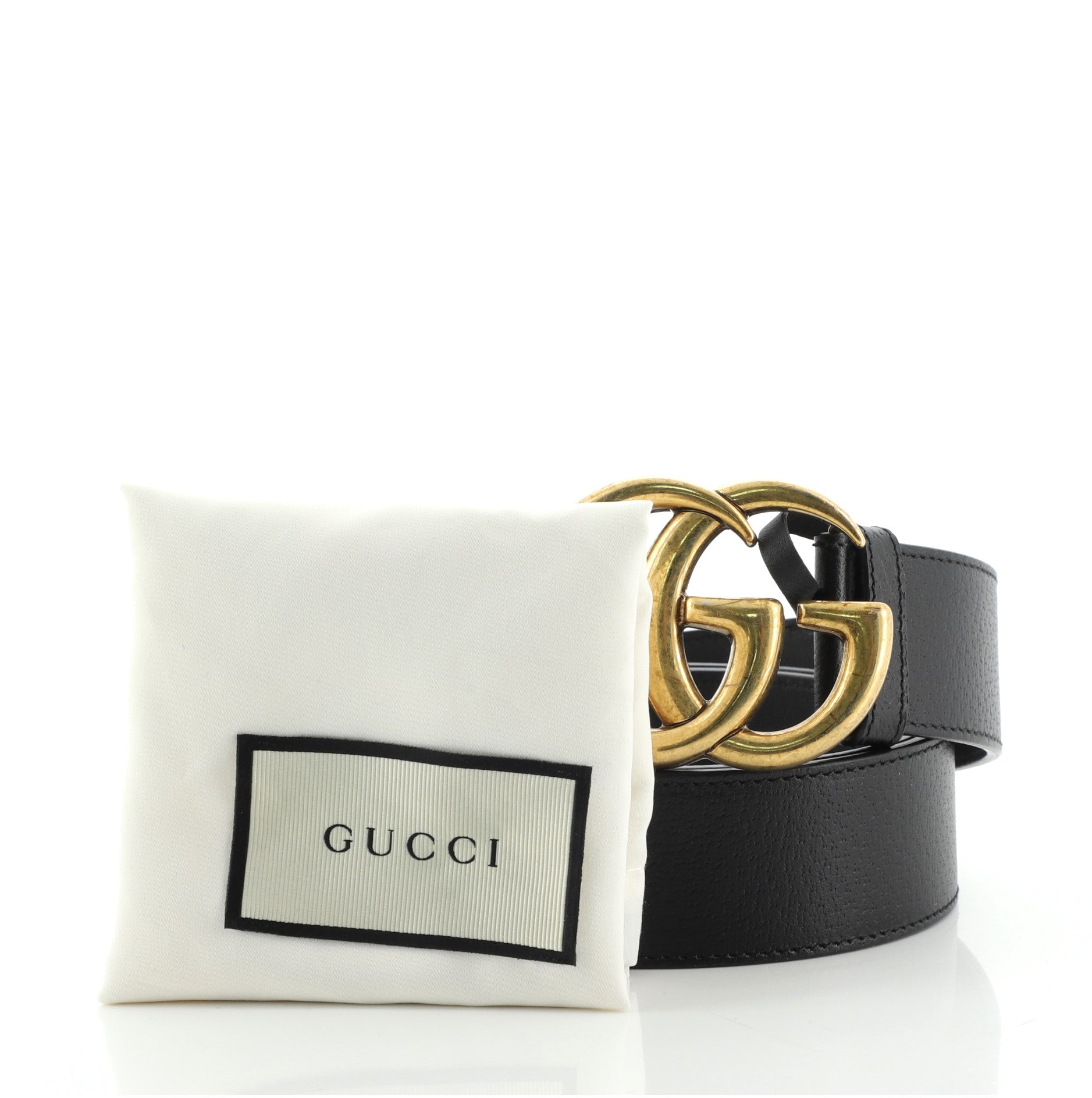 GG Marmont Belt Leather Wide 90