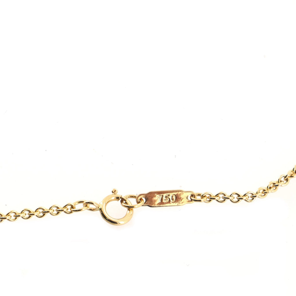 Puff Heart Pendant Necklace 18K Yellow Gold Large