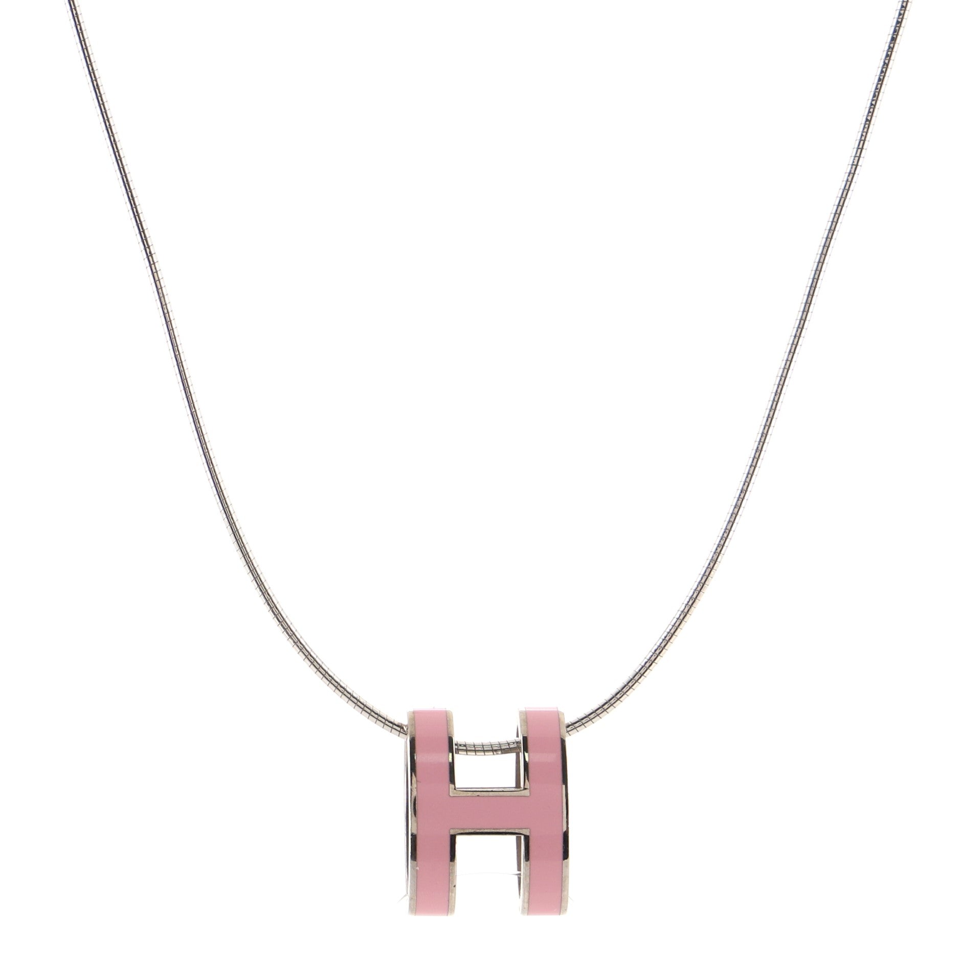 Pop H Necklace Metal and Enamel