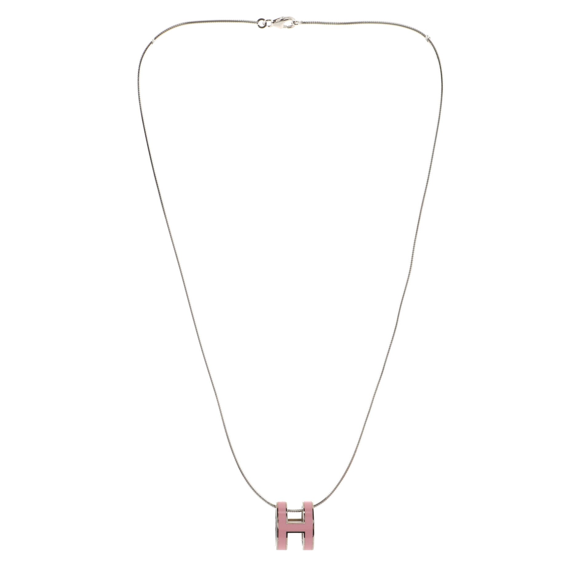 Pop H Necklace Metal and Enamel