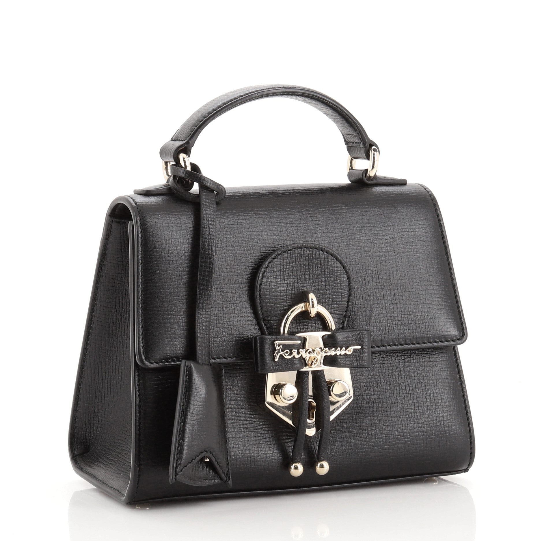 Letty Top Handle Bag Leather Mini