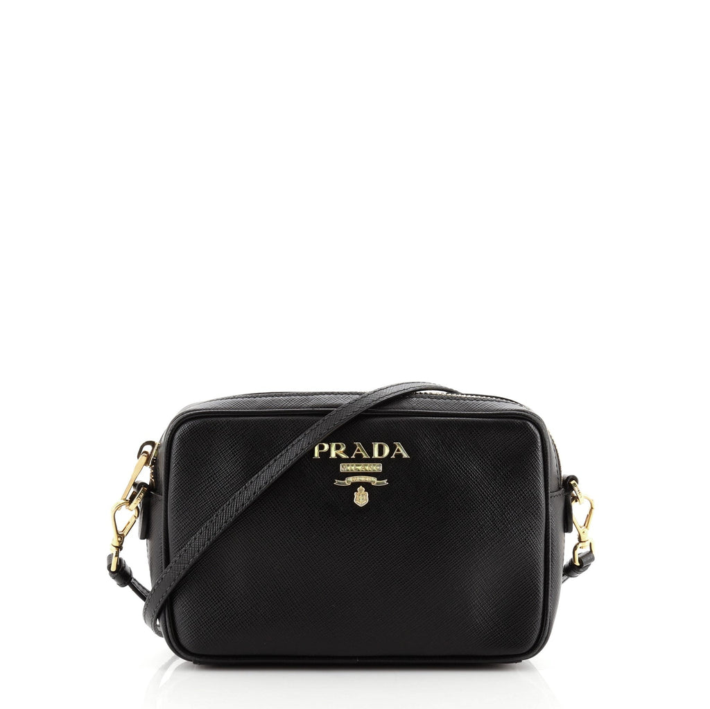 Zip Crossbody Bag Saffiano Leather Mini