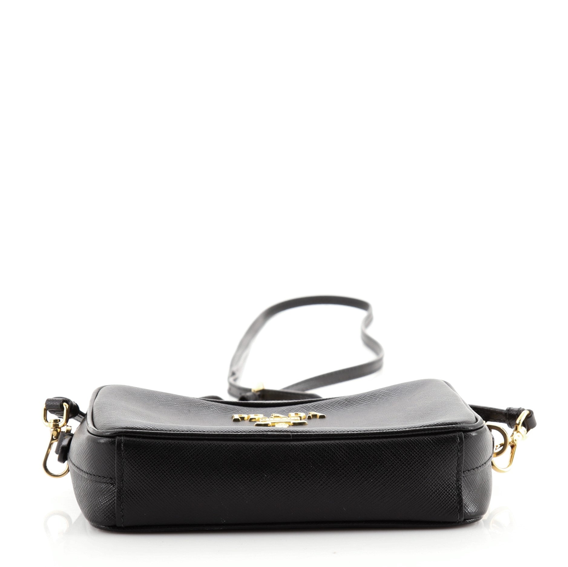Zip Crossbody Bag Saffiano Leather Mini