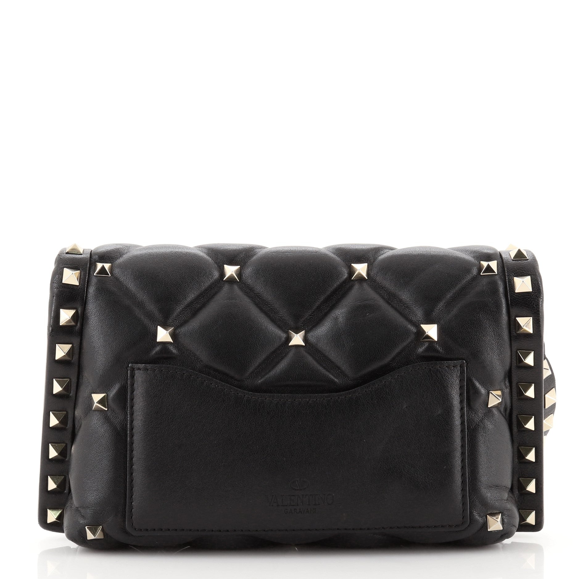 Candystud Wristlet Clutch Leather