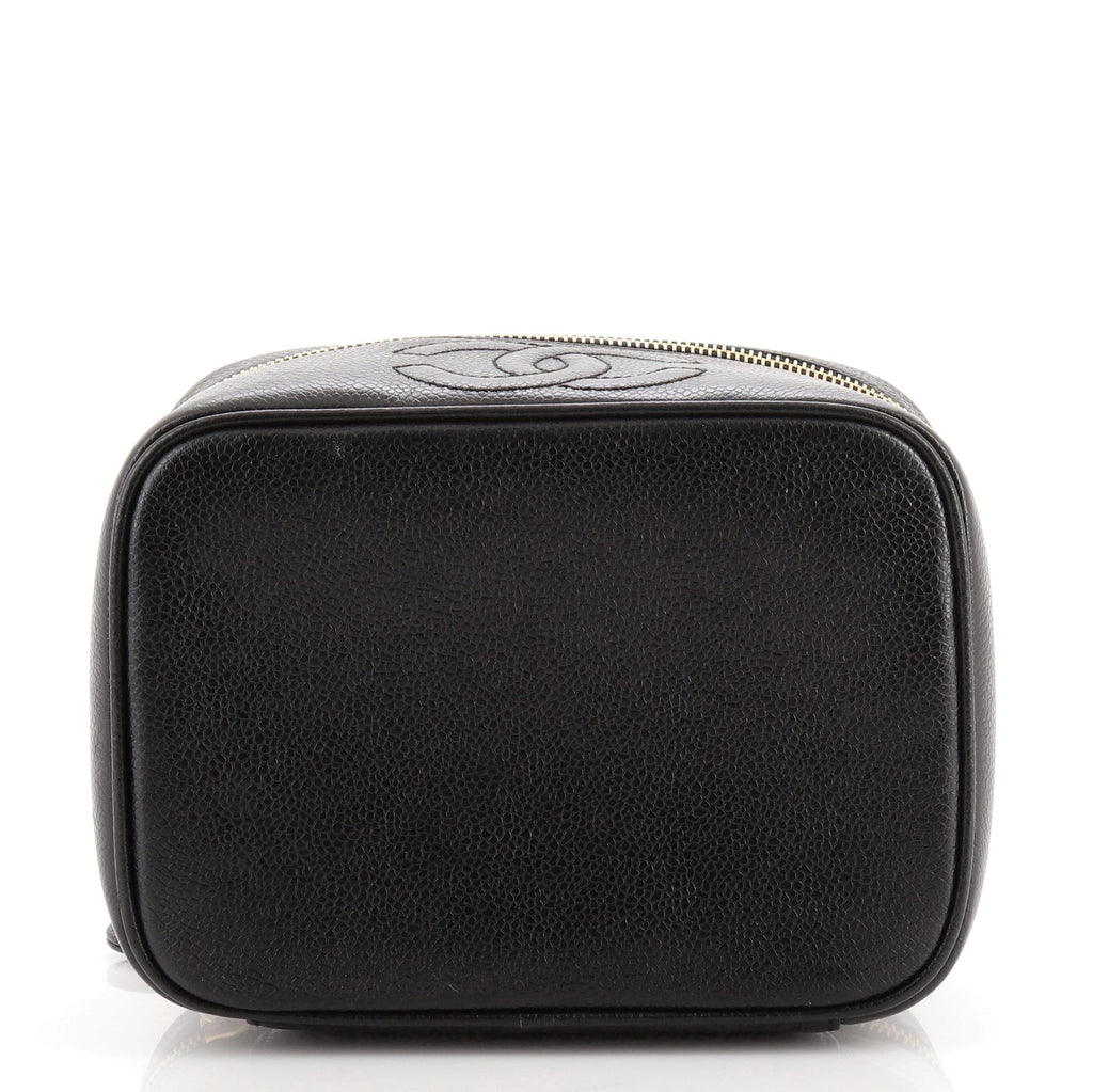 Vintage Timeless Cosmetic Case Caviar Medium