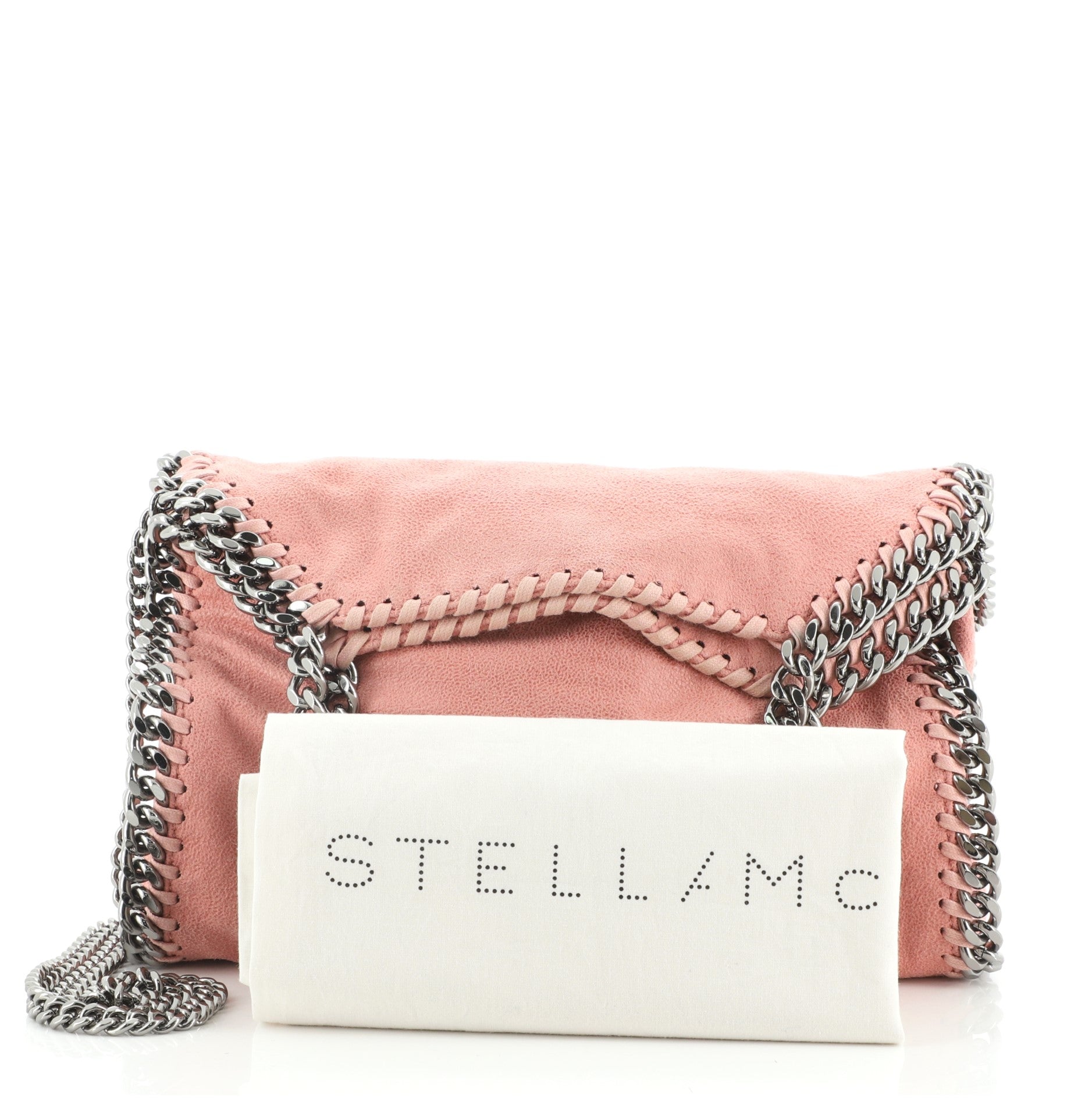 Falabella Fold Over Crossbody Bag Shaggy Deer Mini