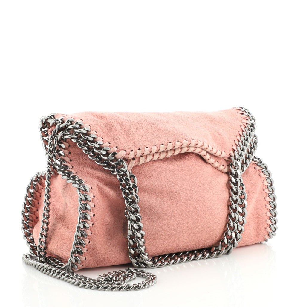 Falabella Fold Over Crossbody Bag Shaggy Deer Mini