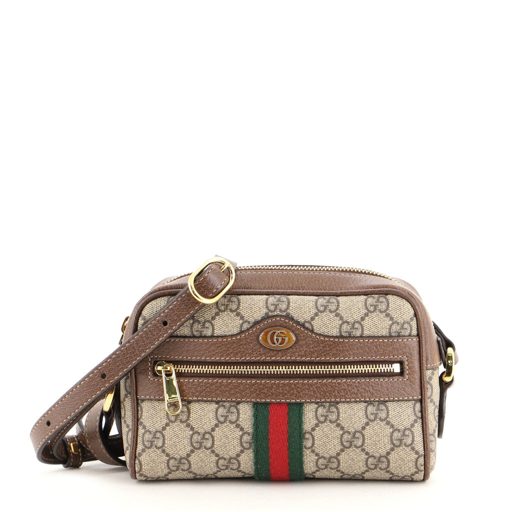 Ophidia Shoulder Bag GG Coated Canvas Mini