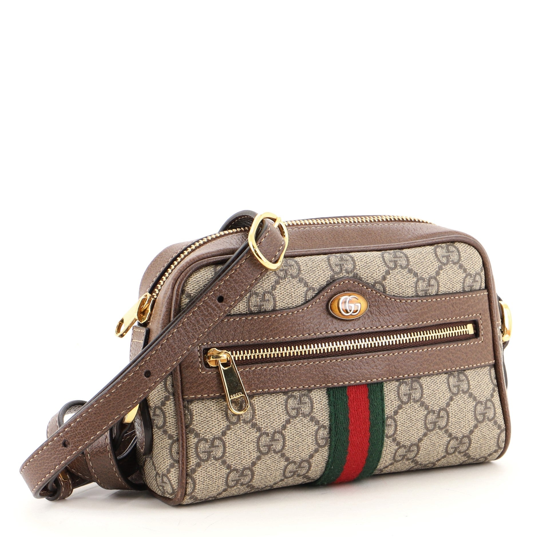 Ophidia Shoulder Bag GG Coated Canvas Mini