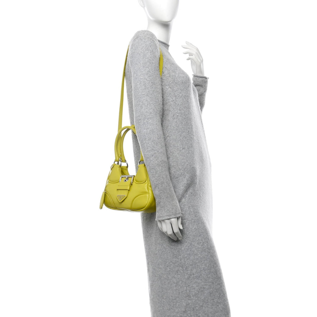 Nappa Soft Padded Re-Edition 2002 Moon Bag Cedro