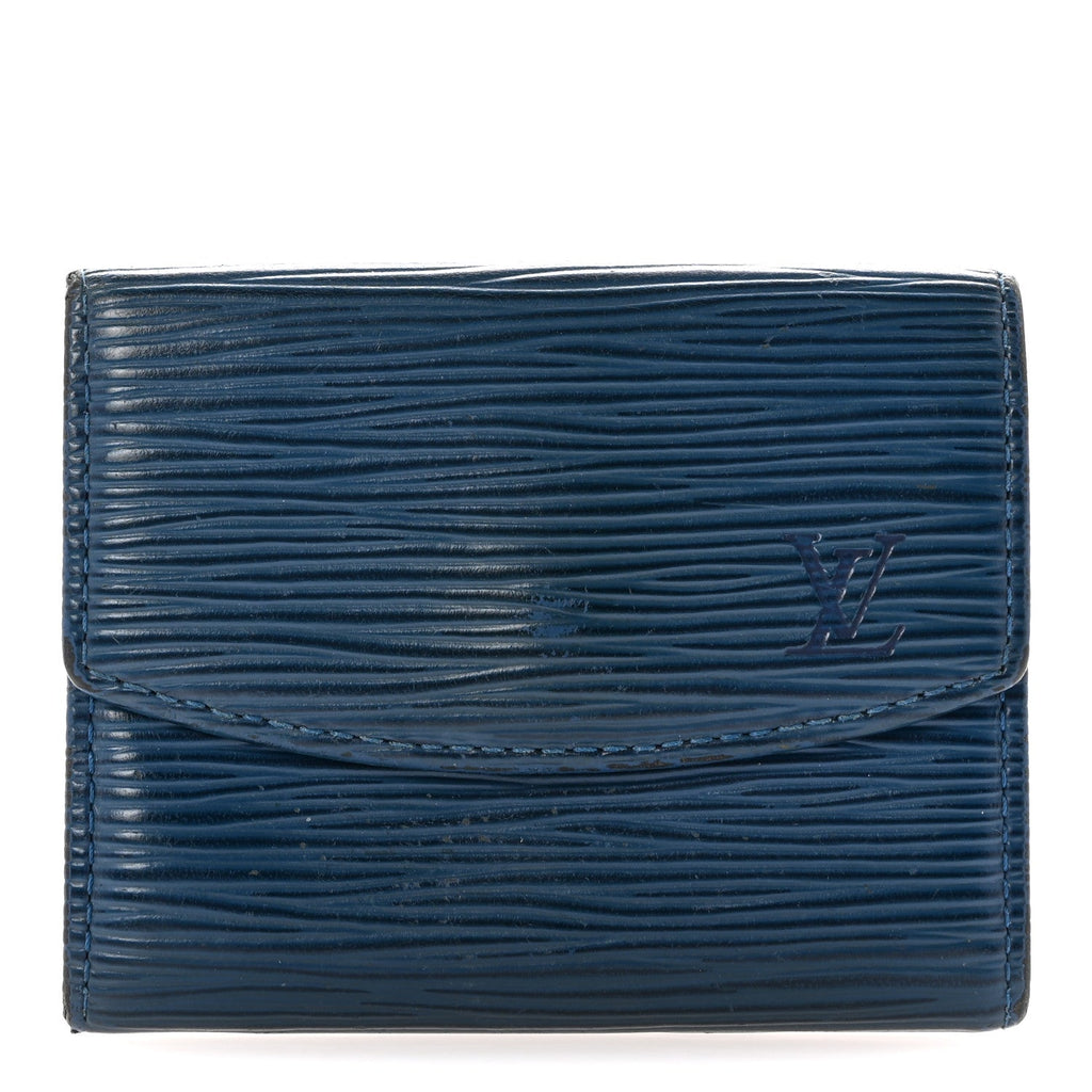 Epi Porte-Monnaie Simple Coin Purse Myrtille