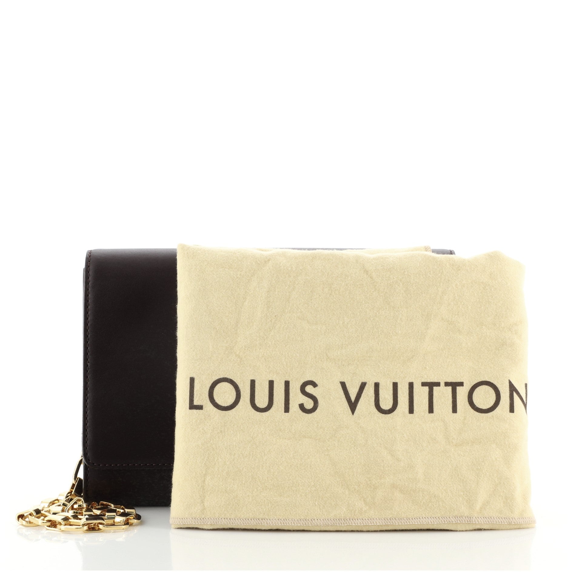 Chain Louise Clutch Leather GM
