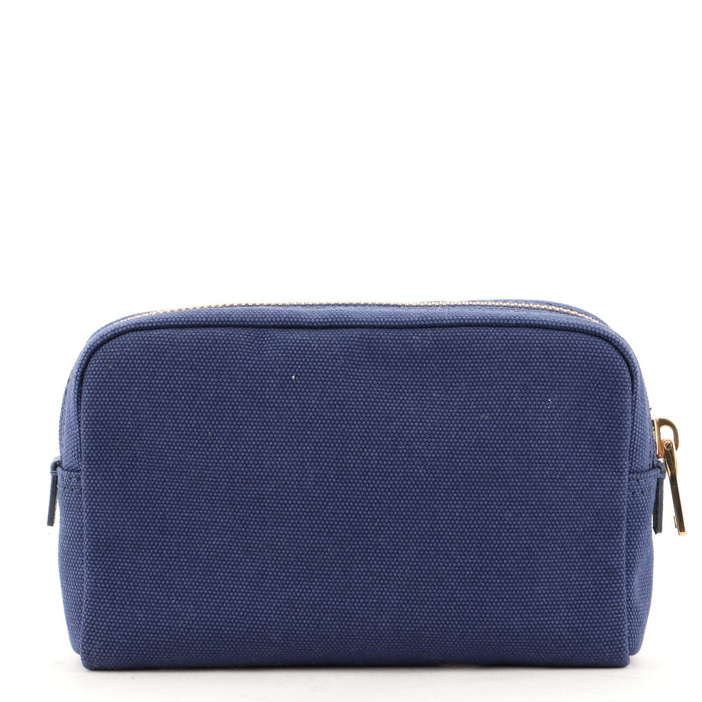 Logo Cosmetic Pouch Canvas Mini