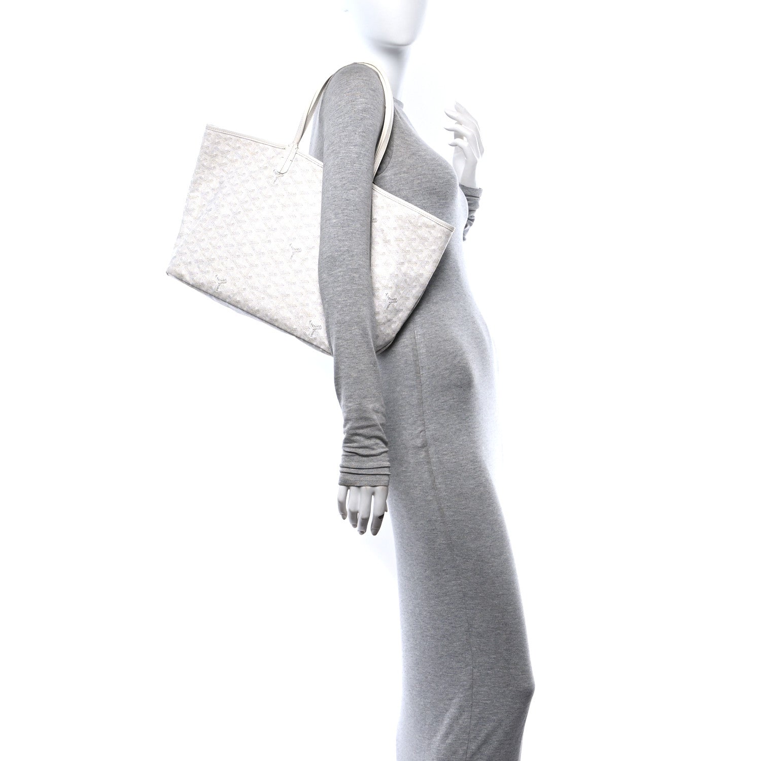 Goyardine Saint Louis PM White