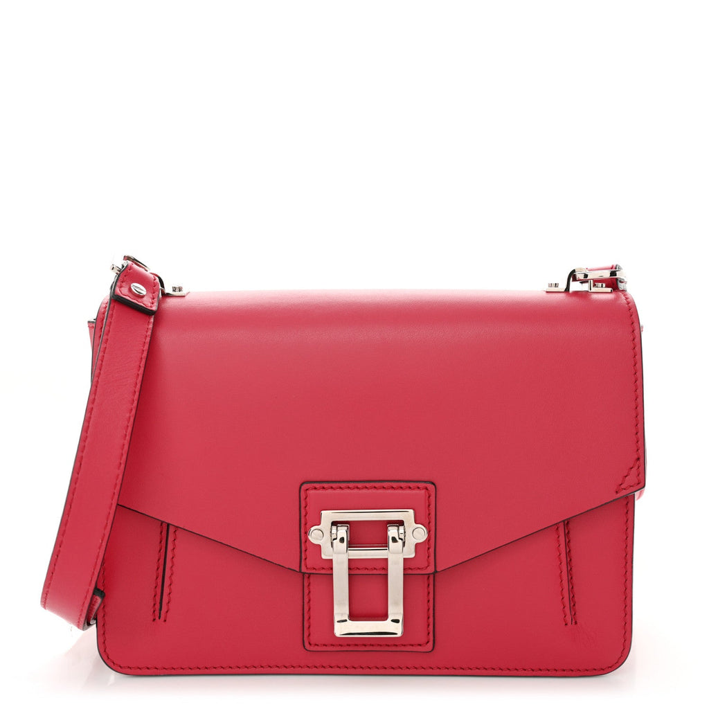 Smooth Calfskin Hava Crossbody Magenta