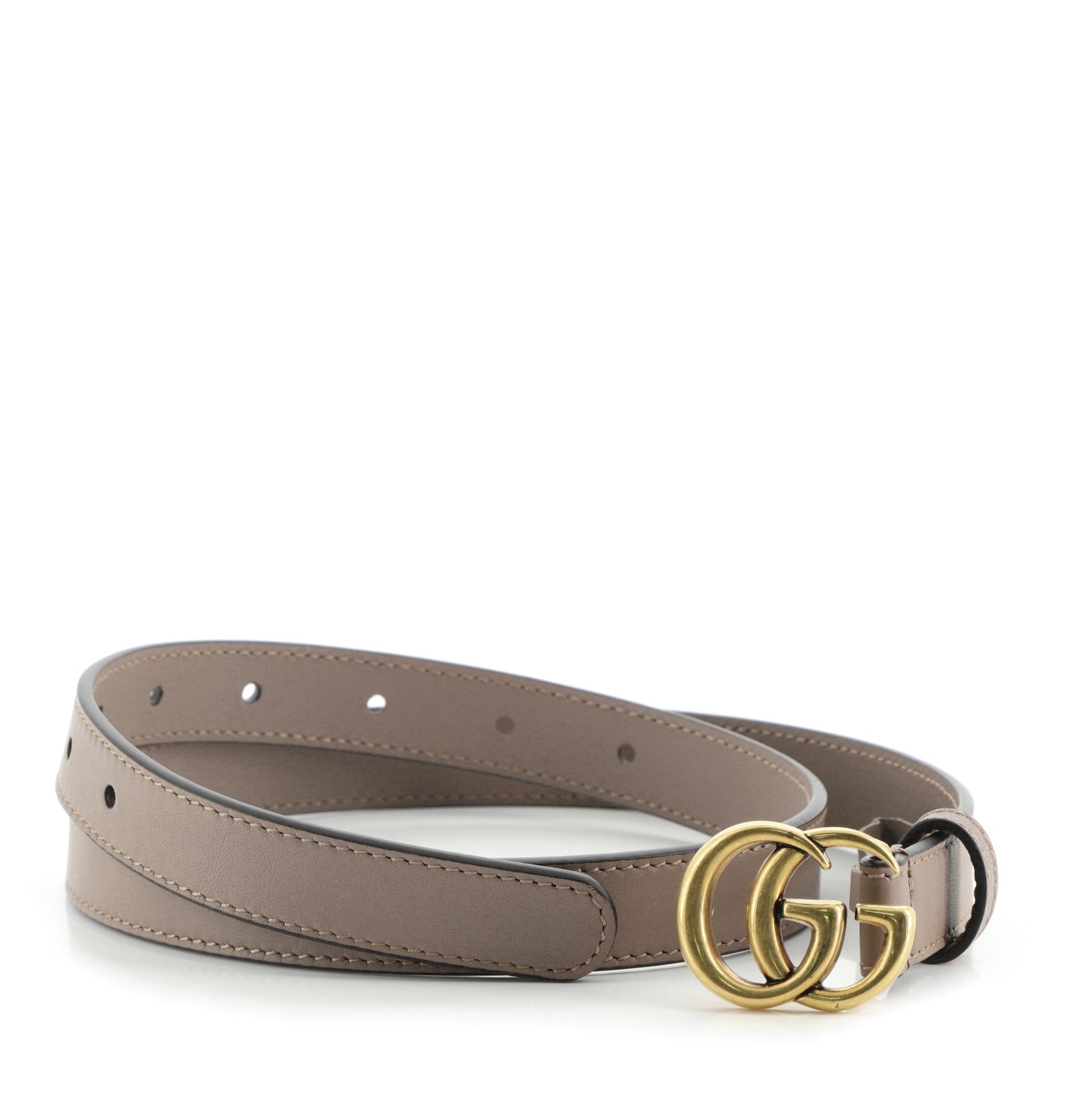 GG Marmont Belt Leather Thin 75