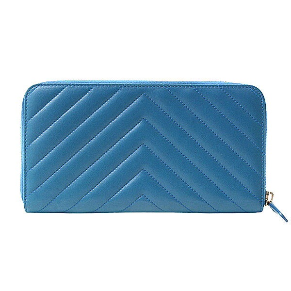 Chanel Chevron Lambskin Long Wallet
