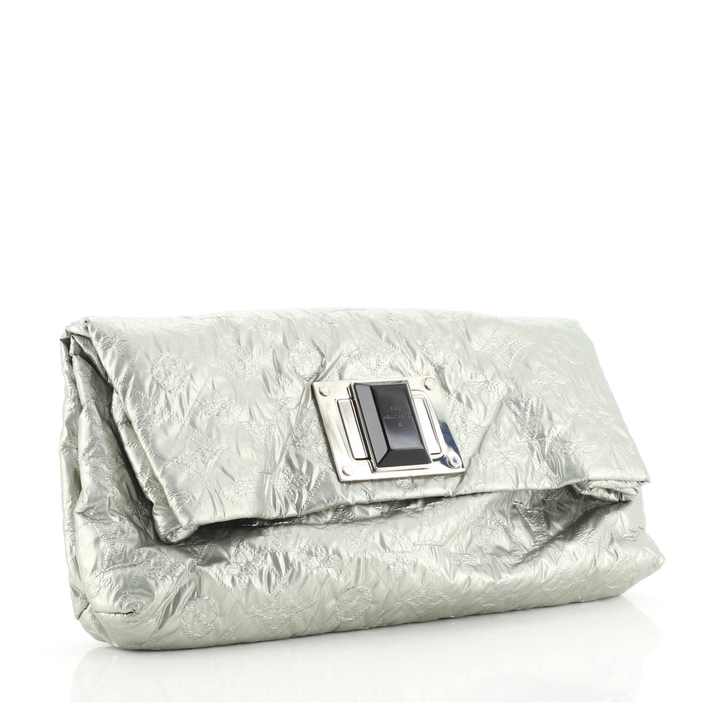 Altair Clutch Monogram Jacquard Textile