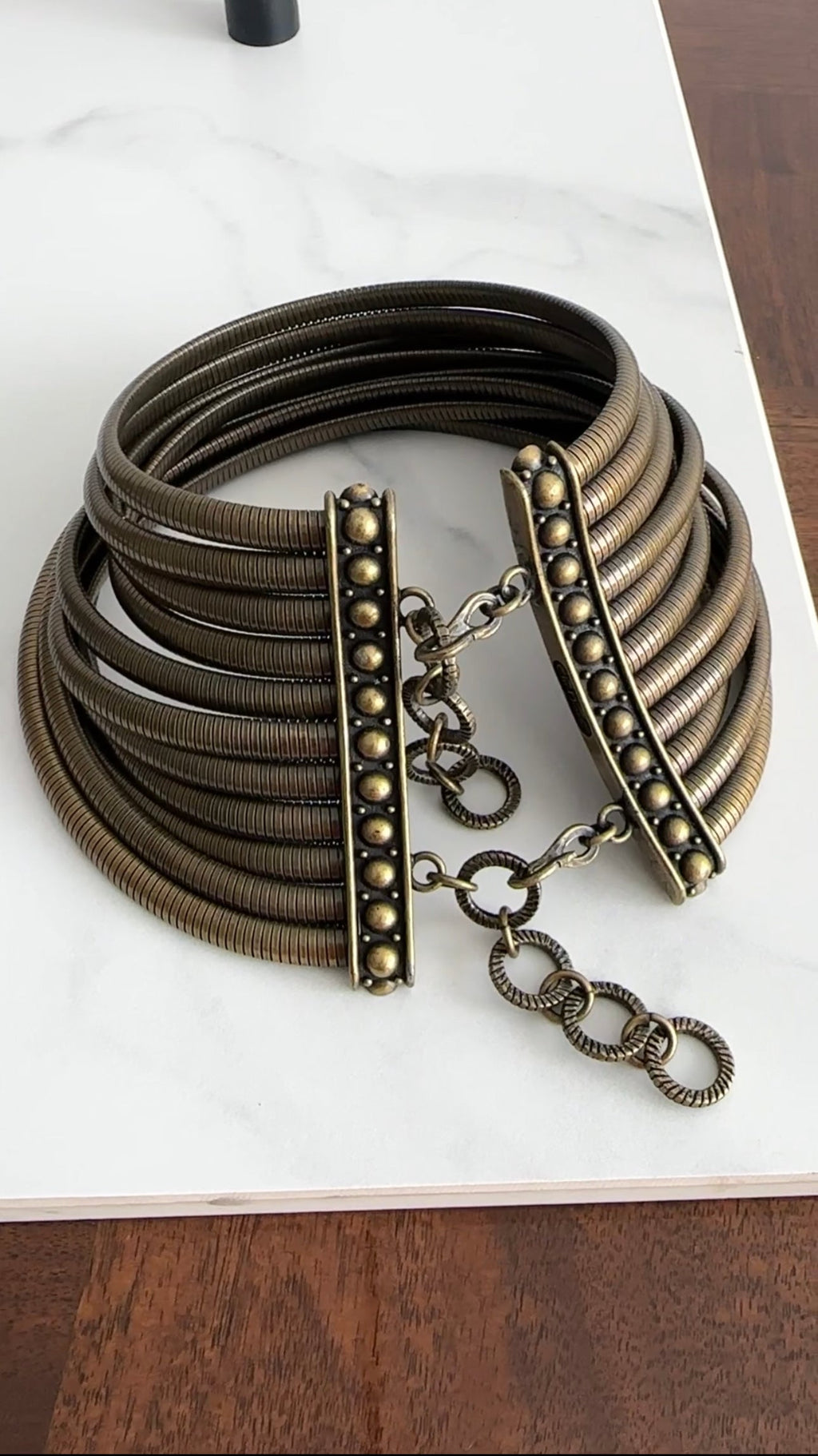 Christian Dior John Galliano Vintage 1997 Masai Choker Necklace