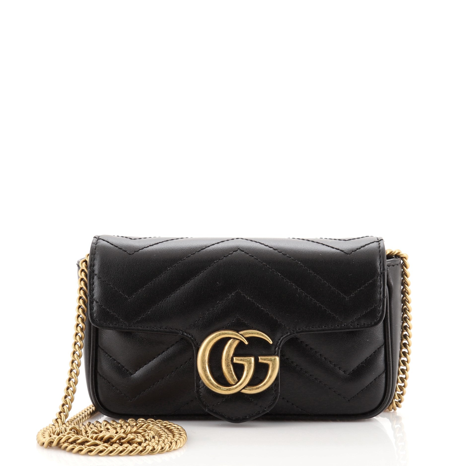 GG Marmont Flap Bag Matelasse Leather Super Mini