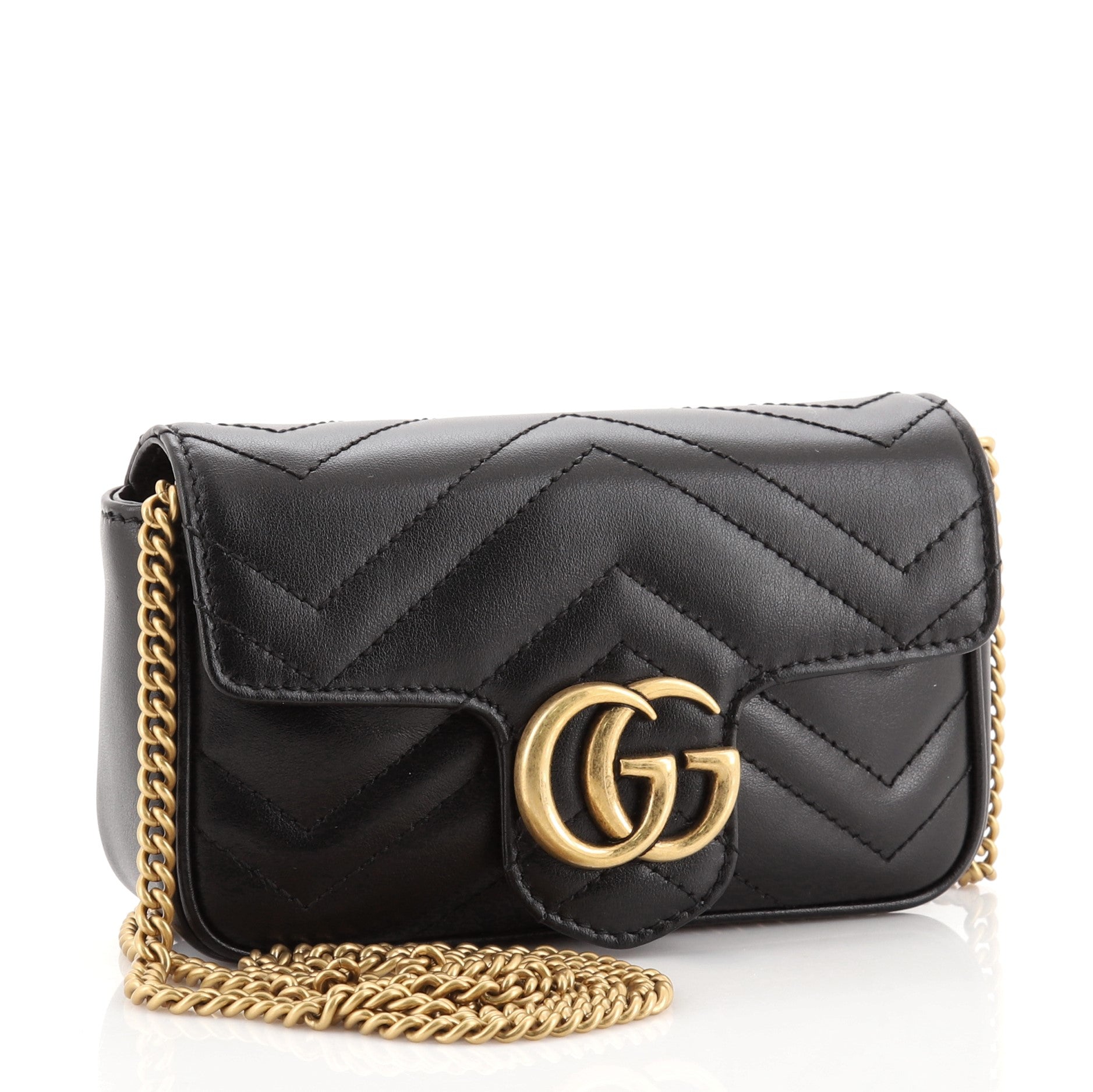 GG Marmont Flap Bag Matelasse Leather Super Mini