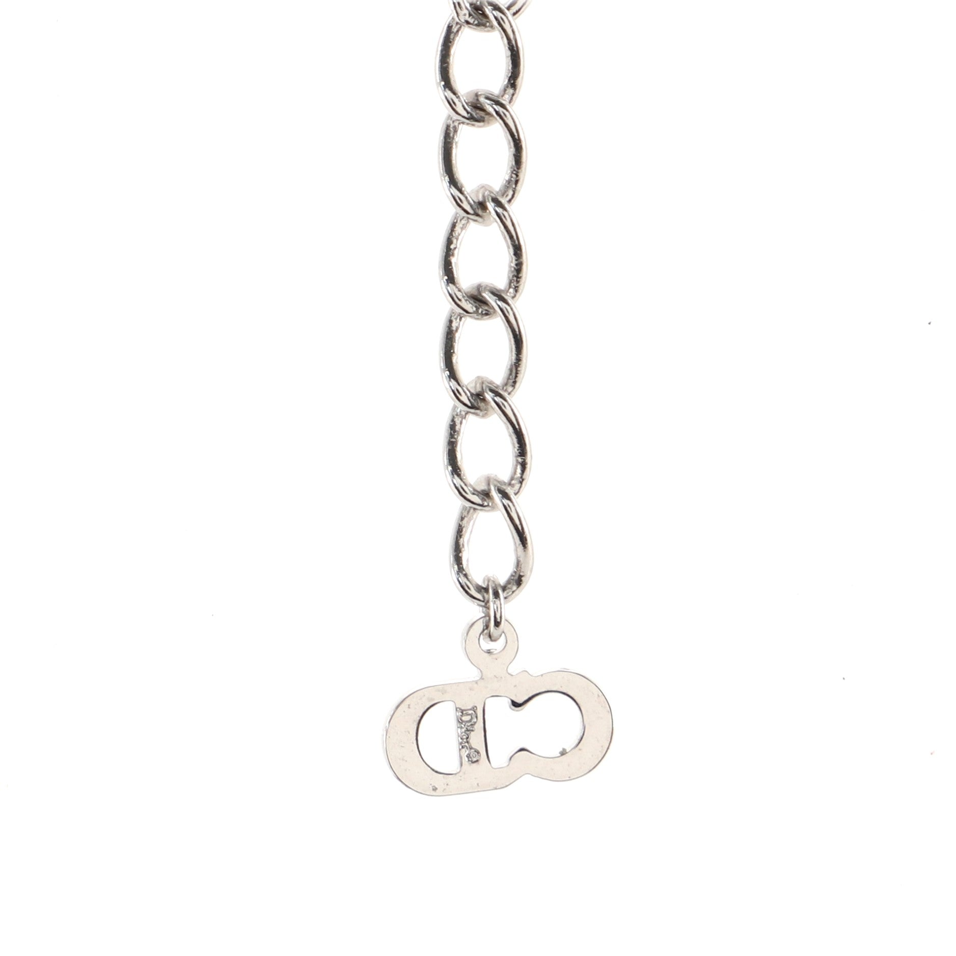 Logo Heart Pendant Necklace Metal