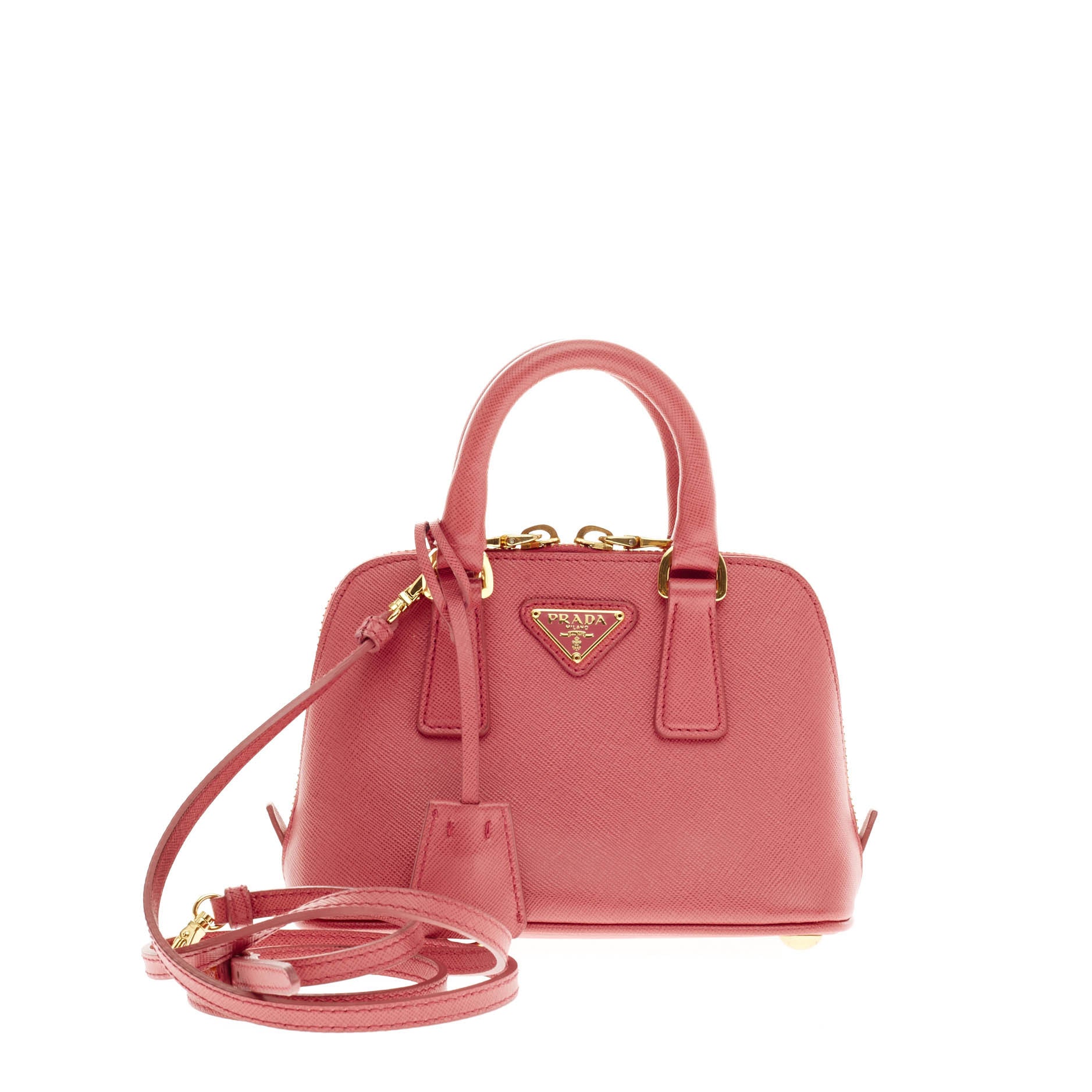 Saffiano Promenade Handbag Zipped Mini