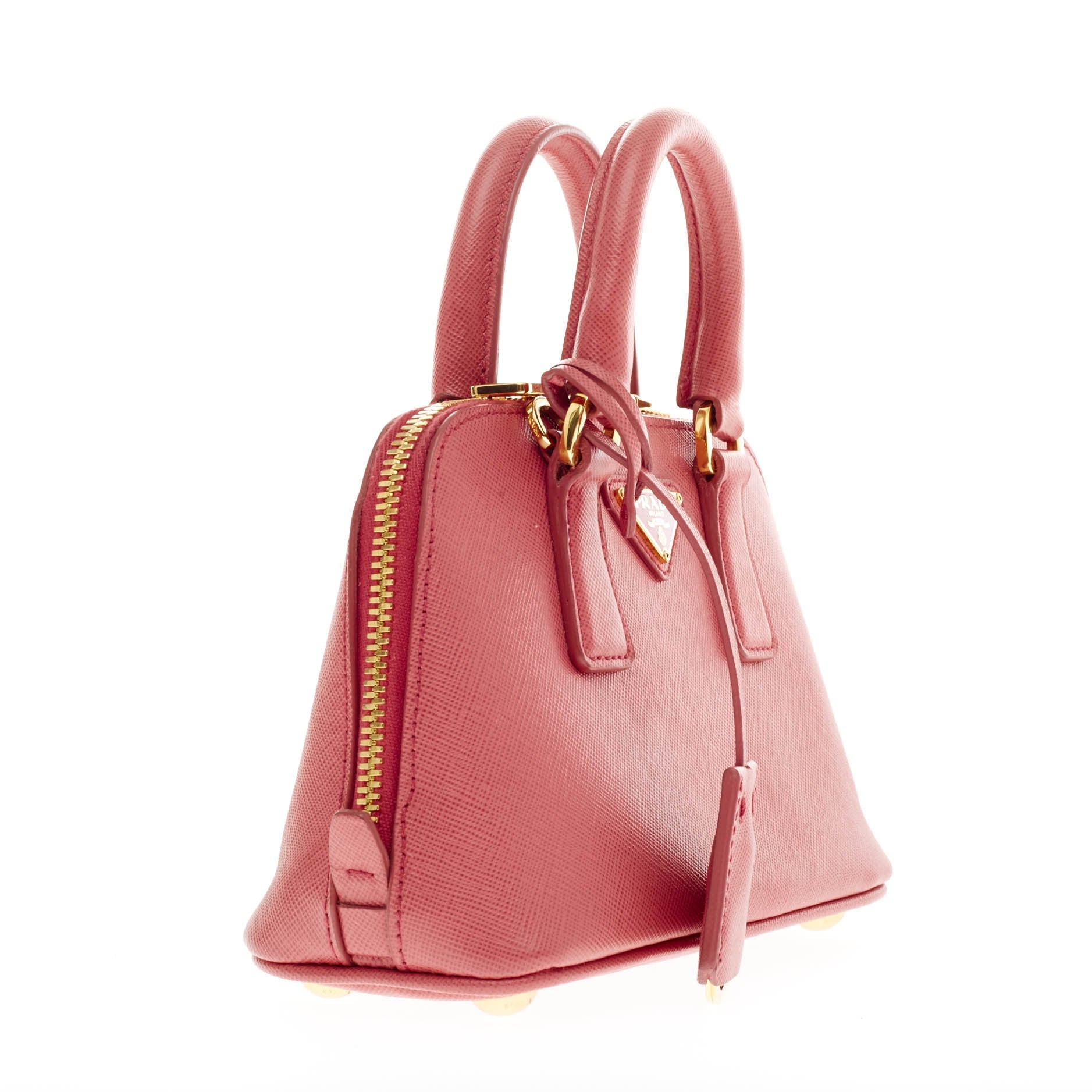 Saffiano Promenade Handbag Zipped Mini