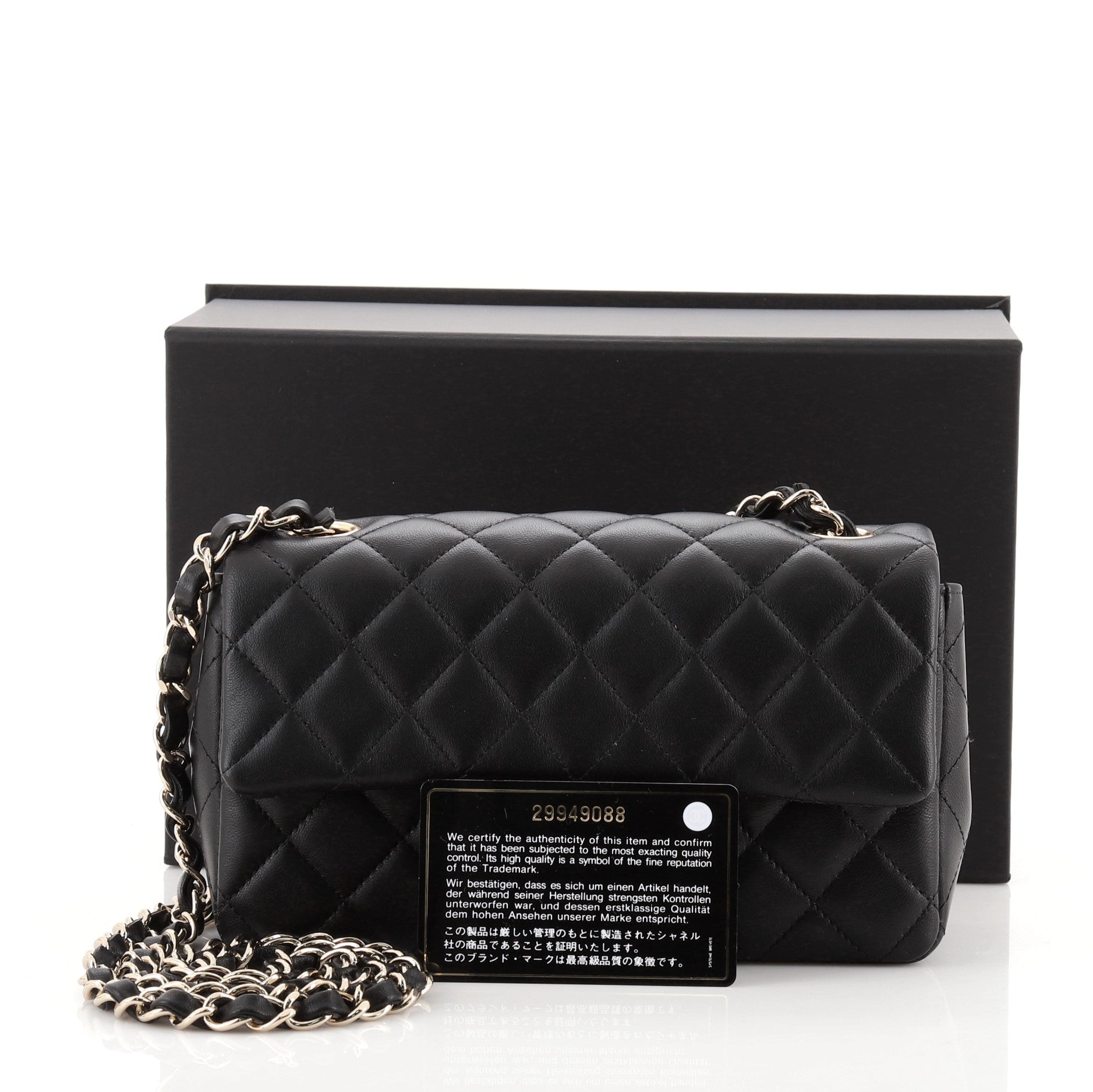 Classic Single Flap Bag Quilted Lambskin Mini