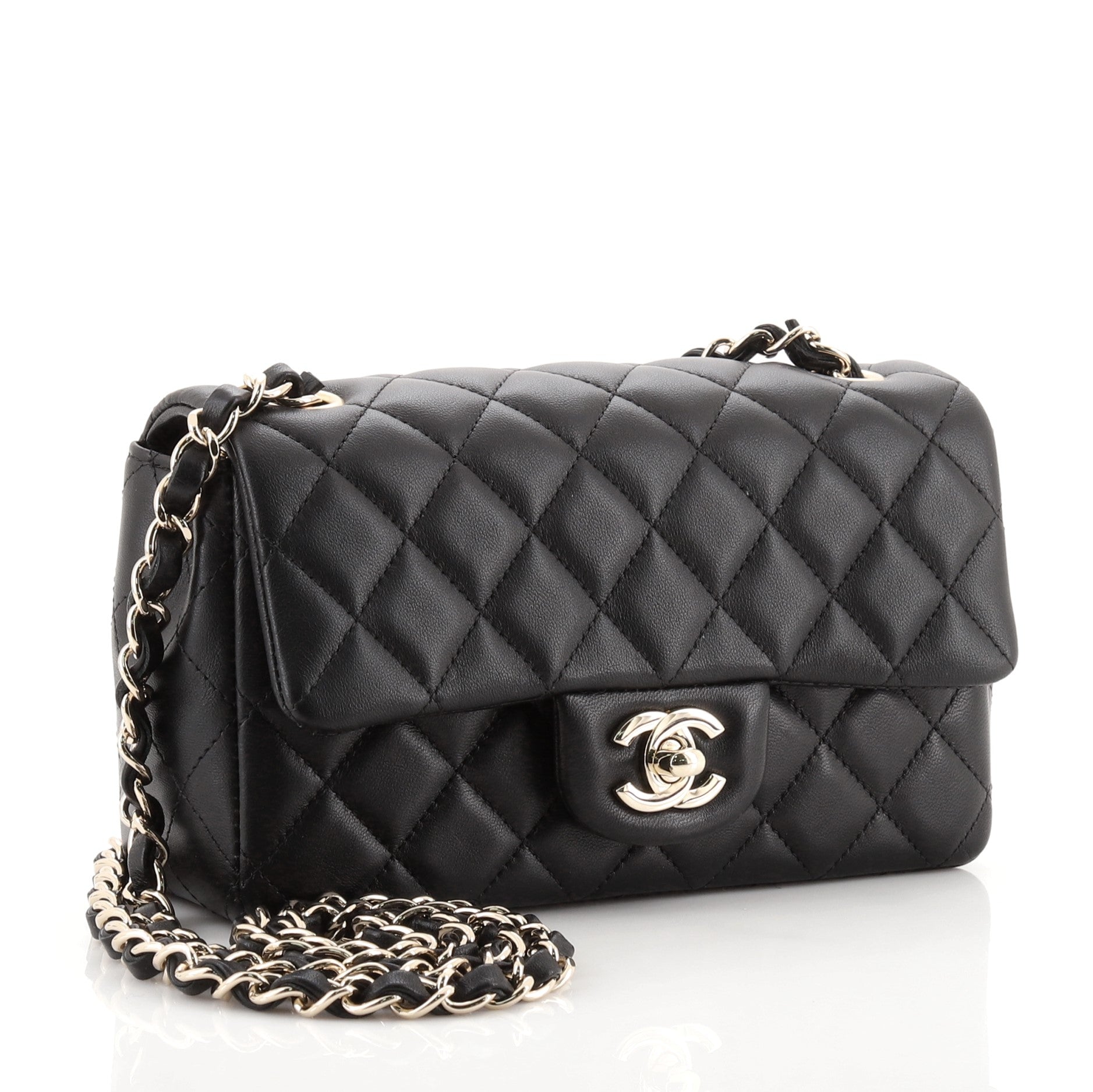 Classic Single Flap Bag Quilted Lambskin Mini