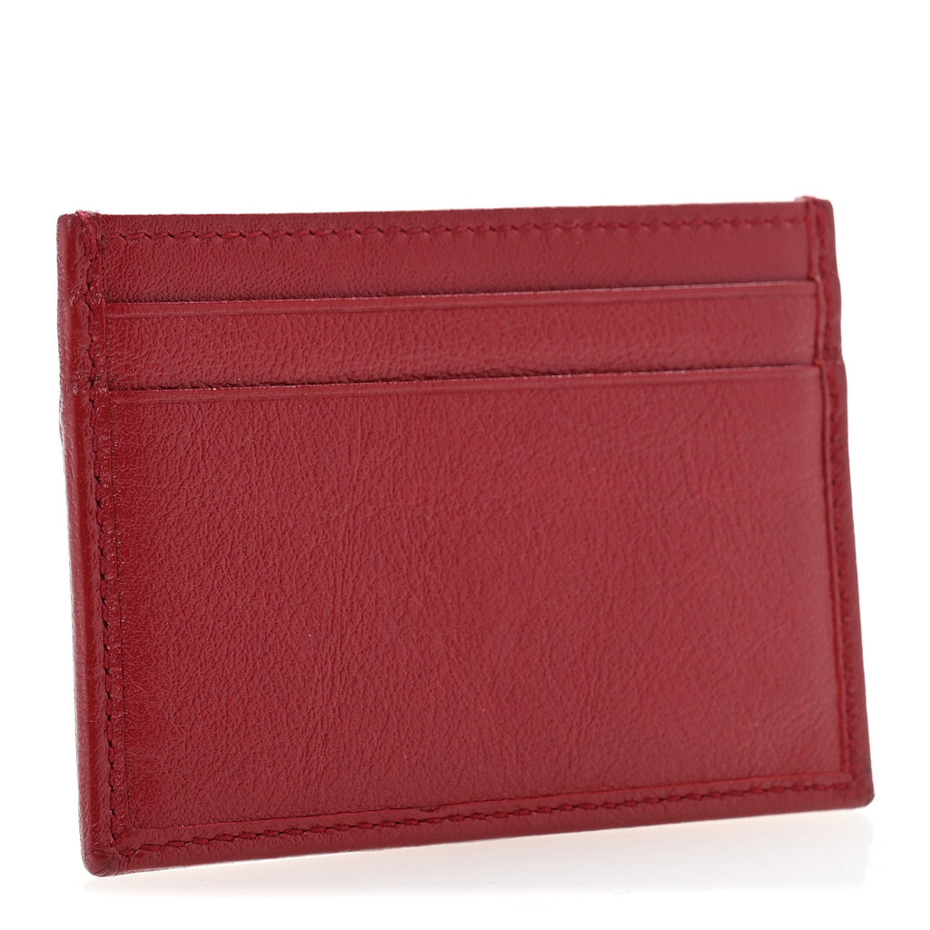 Calfskin Web Rajah  Holder Red