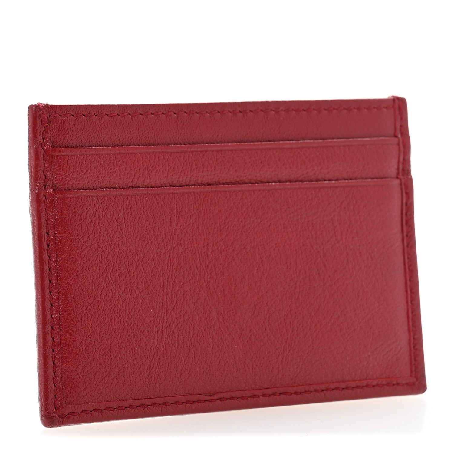 Calfskin Web Rajah  Holder Red