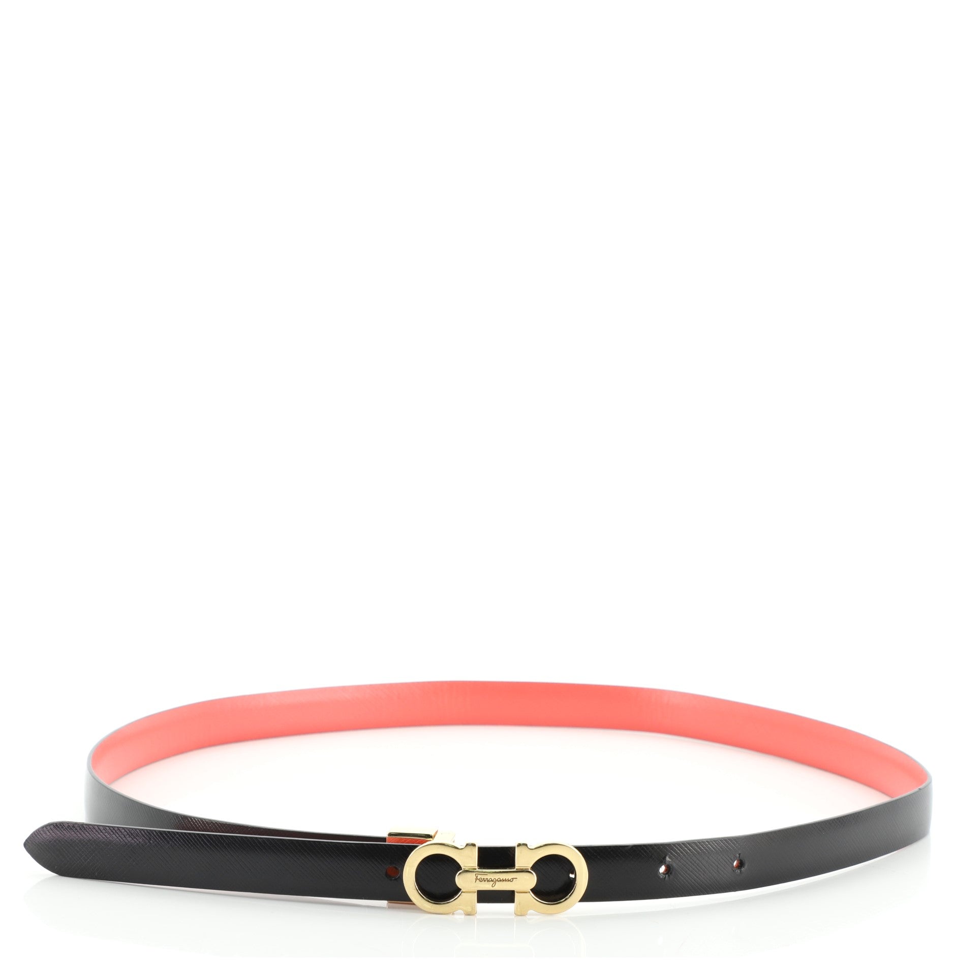 Gancini Reversible Belt Leather Thin 75