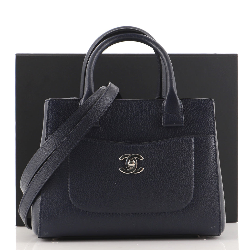 Neo Executive Tote Grained Calfskin Mini
