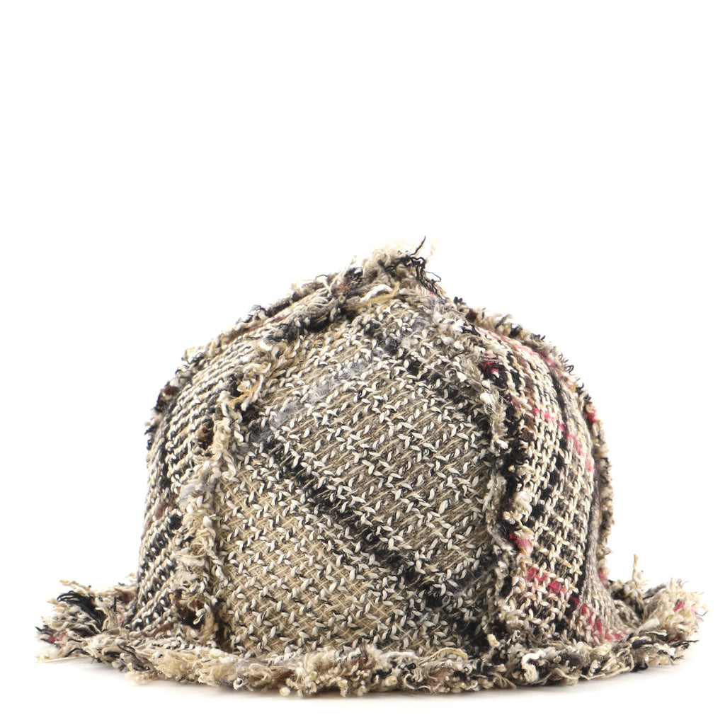 Fringe Tulip Hat Tweed XXL