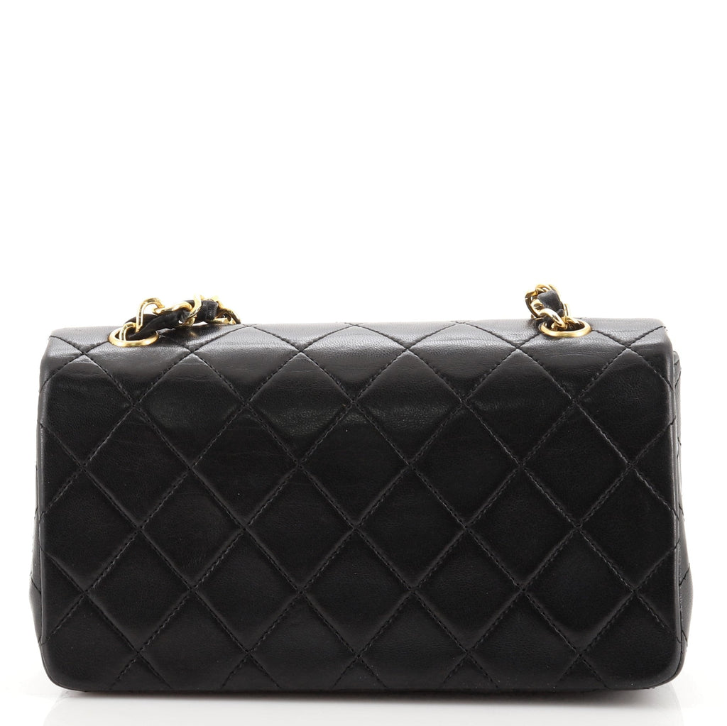 Vintage Full Flap Bag Quilted Lambskin Mini