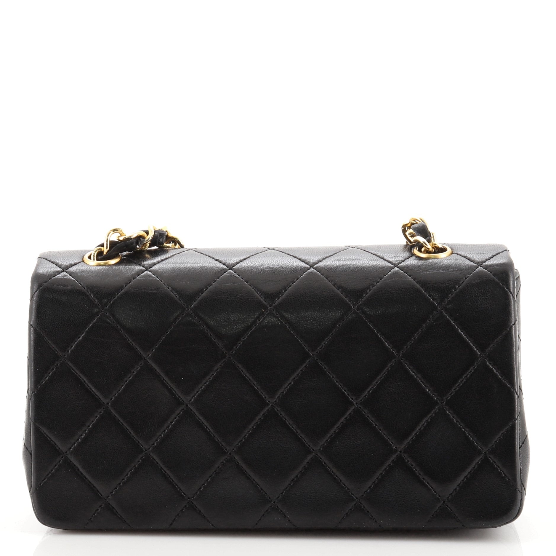 Vintage Full Flap Bag Quilted Lambskin Mini