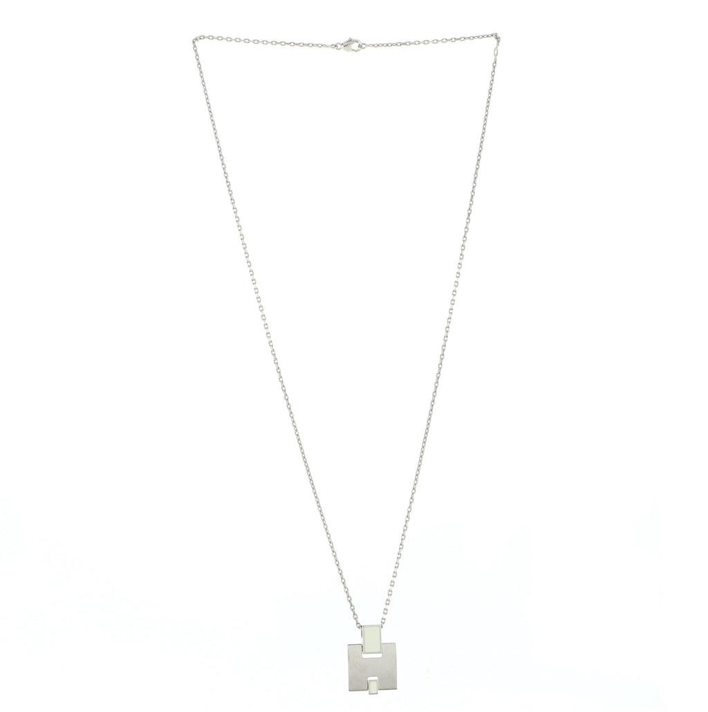Irene Pendant Necklace Metal and Enamel