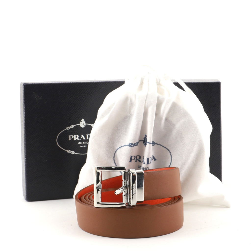 Buckle Belt Leather Thin 75