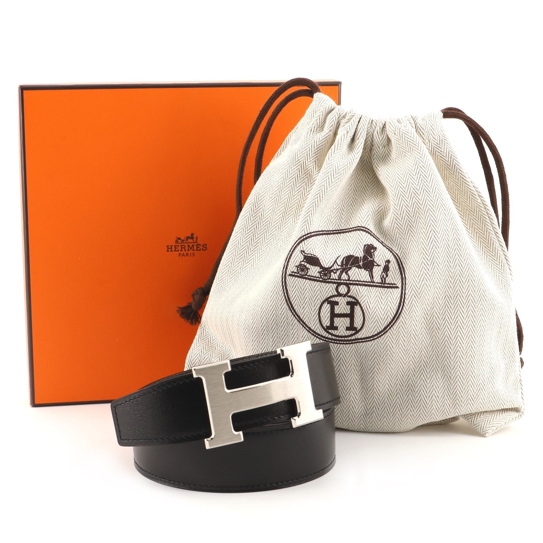 Constance Reversible Belt Leather Medium 95