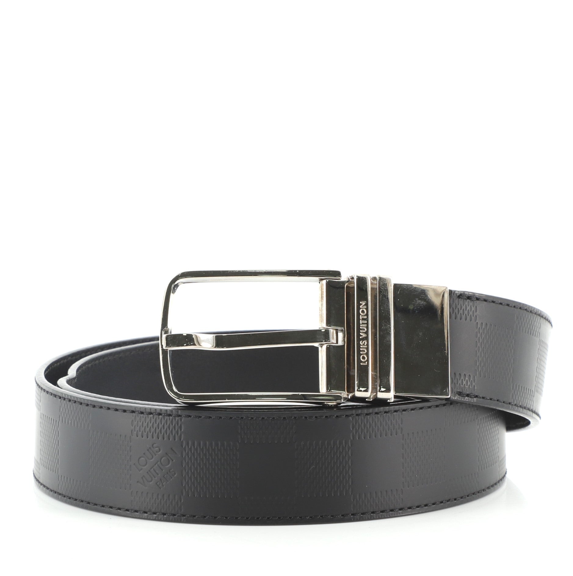 Boston Belt Damier Infini Leather Medium 90