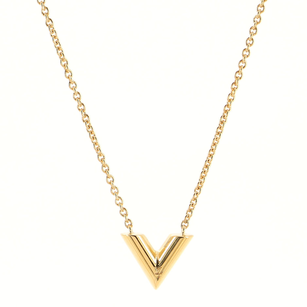Essential V Necklace Metal