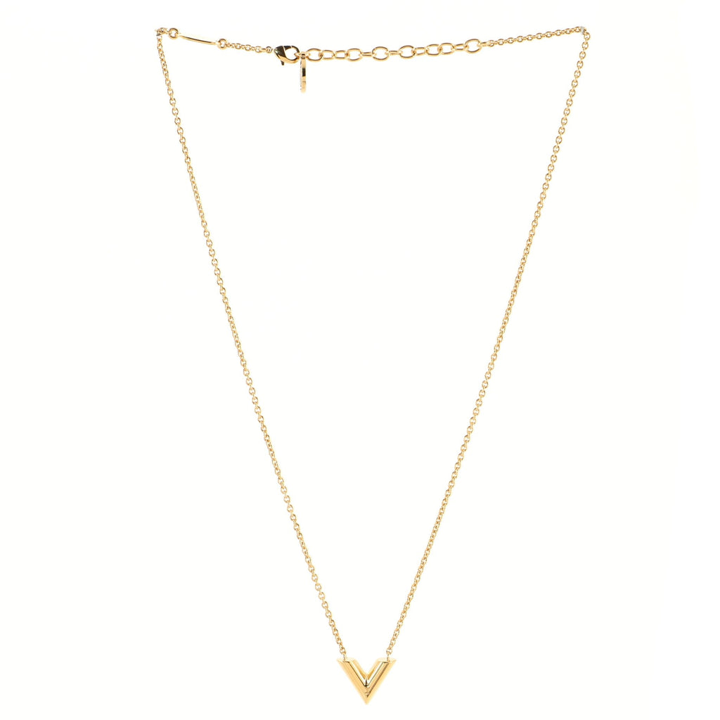 Essential V Necklace Metal